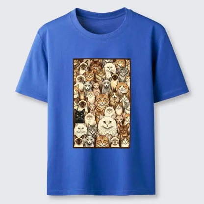 Tokyo-Tiger Many Cat Crew Classic T-Shirt