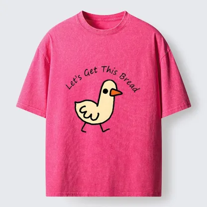 Tokyo-Tiger Earn Money Duck Meme Washed T-Shirt