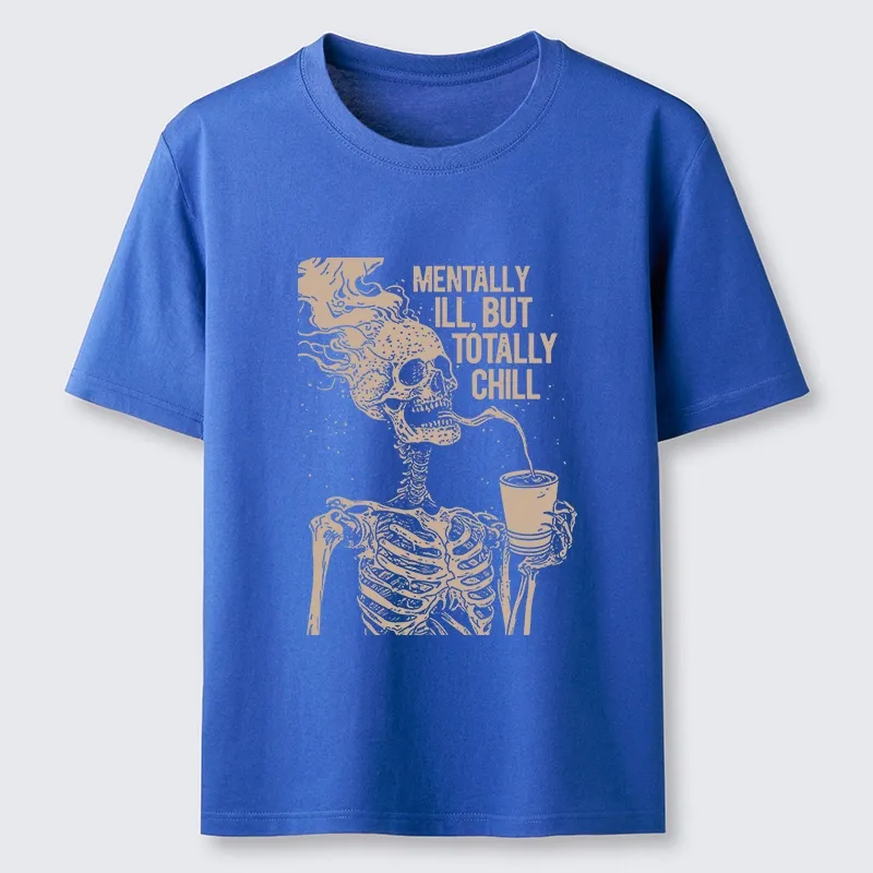 Tokyo-Tiger Funny Skeleton Chill Classic T-Shirt