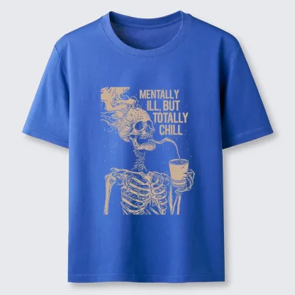 Tokyo-Tiger Funny Skeleton Chill Classic T-Shirt