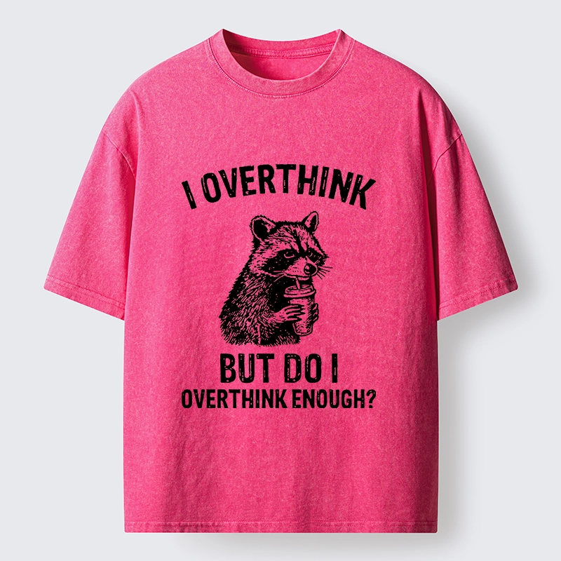 Tokyo-Tiger Constant Overthinking Washed T-Shirt