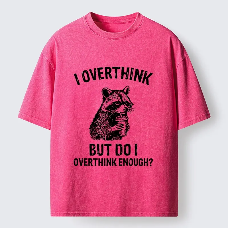 Tokyo-Tiger Constant Overthinking Washed T-Shirt