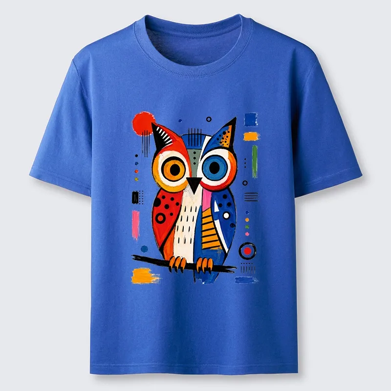 Tokyo-Tiger Abstract Owl Art Classic T-Shirt
