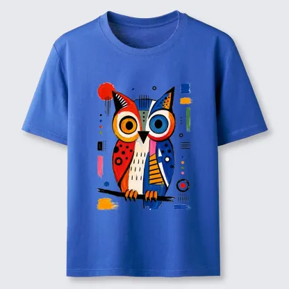Tokyo-Tiger Abstract Owl Art Classic T-Shirt
