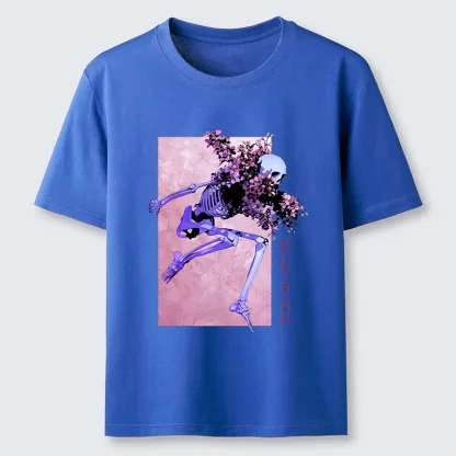 Tokyo-Tiger Dark Floral Bones Classic T-Shirt