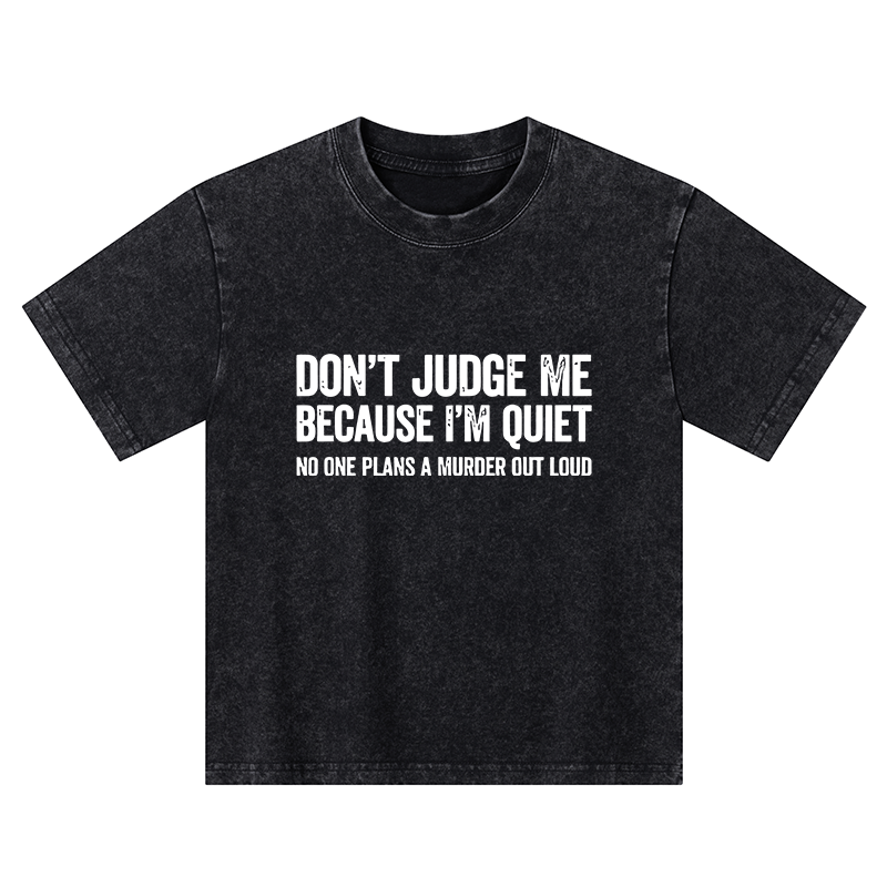 Tokyo-Tiger Sarcastic Funny Quote Kids Washed T-Shirt