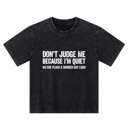Tokyo-Tiger Sarcastic Funny Quote Kids Washed T-Shirt