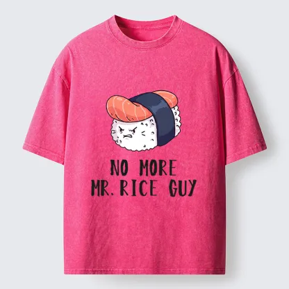 Tokyo‑Tiger Funny Sushi Meme Washed T‑Shirt