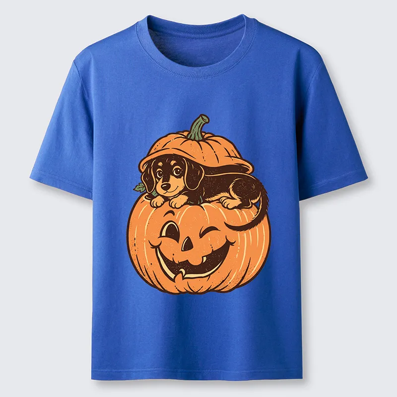 Tokyo-Tiger Retro Pumpkin Dog Classic T-Shirt