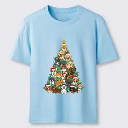Tokyo-Tiger Christmas Tree Dog Funny Classic T-Shirt