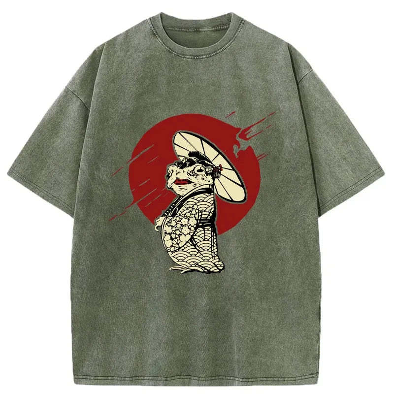 Tokyo-Tiger Frog Monster Washed T-Shirt Sale
