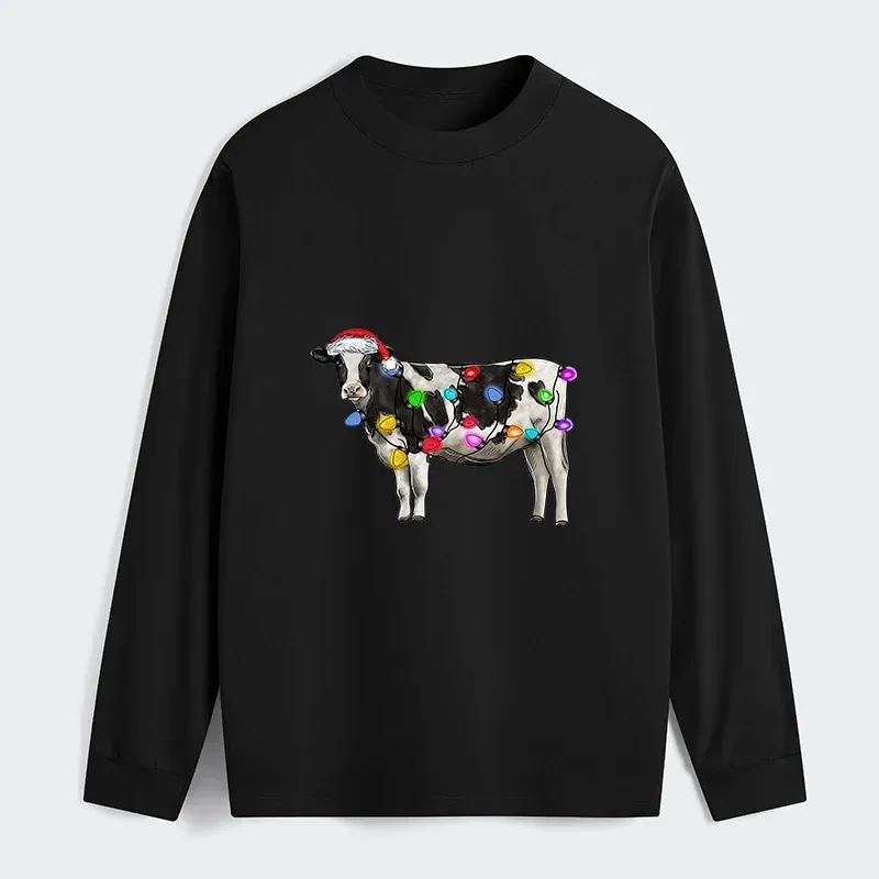 Tokyo-Tiger Christmas Cow Classic Long Sleeve T-Shirt