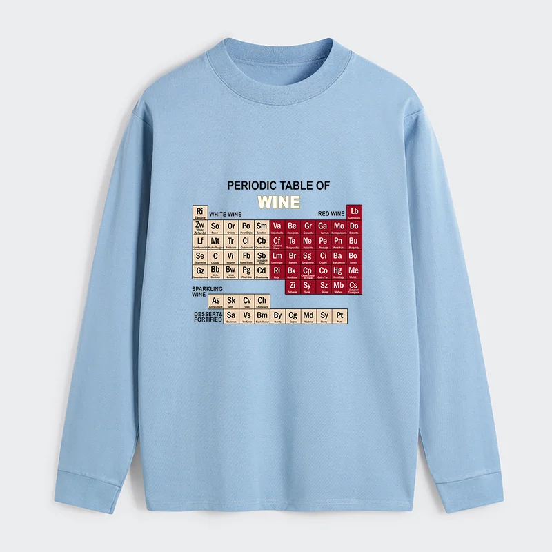 Tokyo-Tiger Table of Elements of Wine Classic Long Sleeve T-Shirt