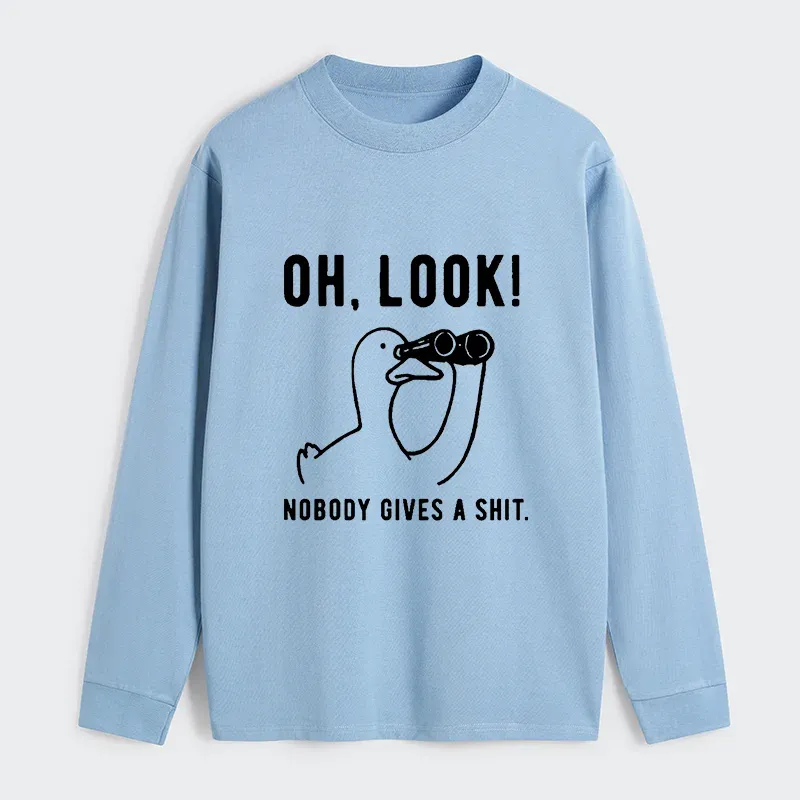 Tokyo-Tiger No One Cares About The Duck Classic Long Sleeve T-Shirt