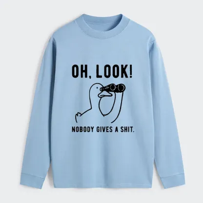 Tokyo-Tiger No One Cares About The Duck Classic Long Sleeve T-Shirt