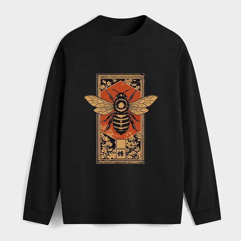 Tokyo-Tiger Japanese Bee Art Classic Long Sleeve T-Shirt
