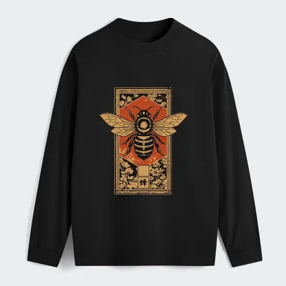 Tokyo-Tiger Japanese Bee Art Classic Long Sleeve T-Shirt