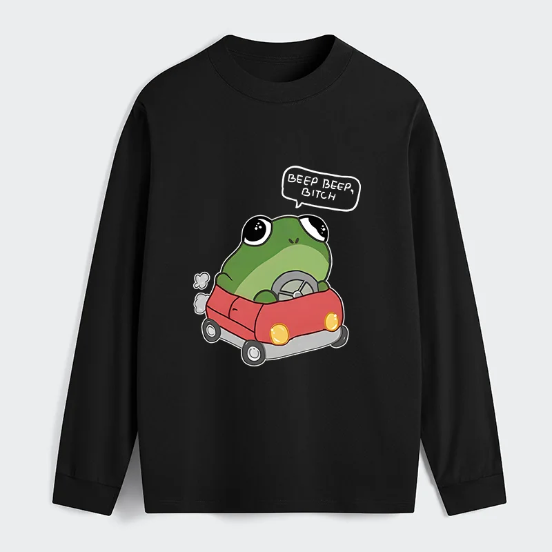 Tokyo-Tiger Frog Driving Classic Long Sleeve T-Shirt