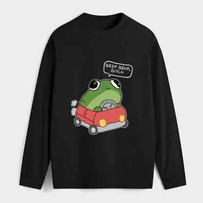 Tokyo-Tiger Frog Driving Classic Long Sleeve T-Shirt