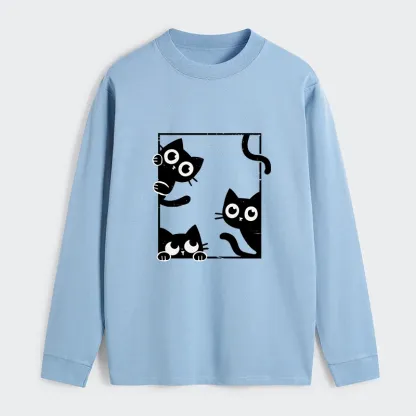 Tokyo-Tiger Looking At Your Cats Classic Long Sleeve T-Shirt