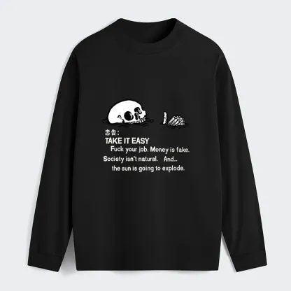 Tokyo-Tiger Skeleton Ridicule Classic Long Sleeve T-Shirt