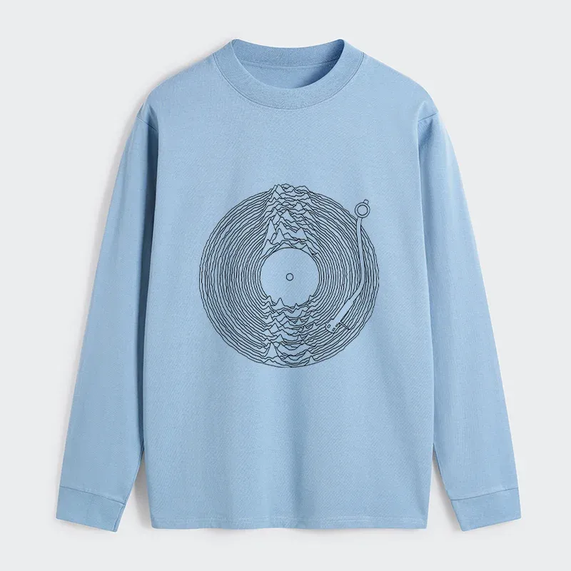 Tokyo-Tiger Record Player Japanese Classic Long Sleeve T-Shirt