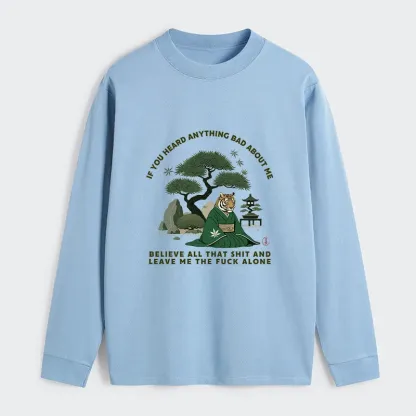 Tokyo-Tiger Funny Ukiyoe Tiger Samurai Zen Classic Long Sleeve T-Shirt