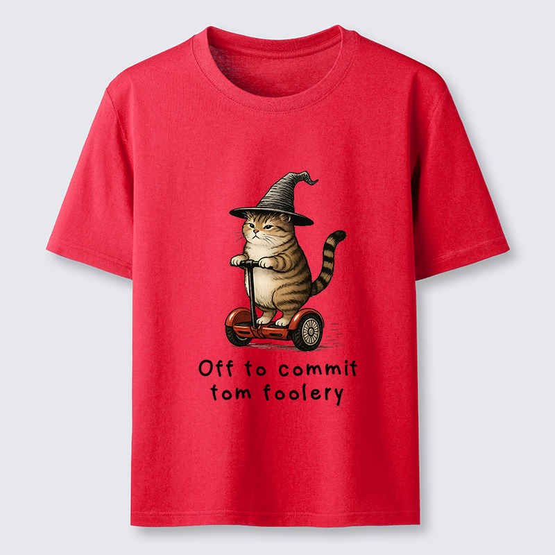 Tokyo-Tiger Orange Cat Riding Segway-style Classic T-Shirt