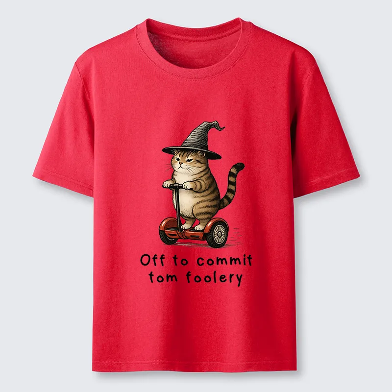 Tokyo-Tiger Orange Cat Riding Segway-style Classic T-Shirt