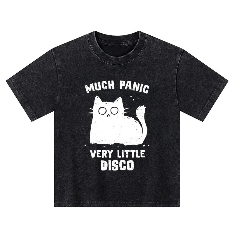 Tokyo-Tiger More Disco Funny Kids Washed T-Shirt