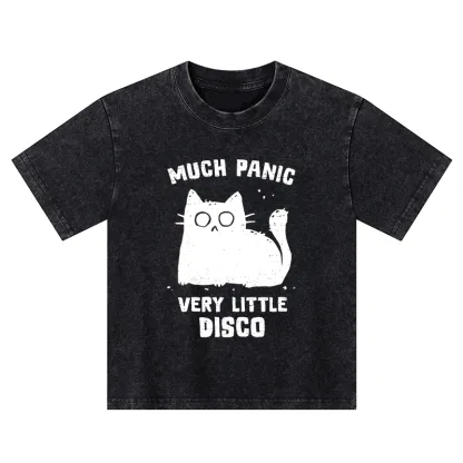 Tokyo-Tiger More Disco Funny Kids Washed T-Shirt
