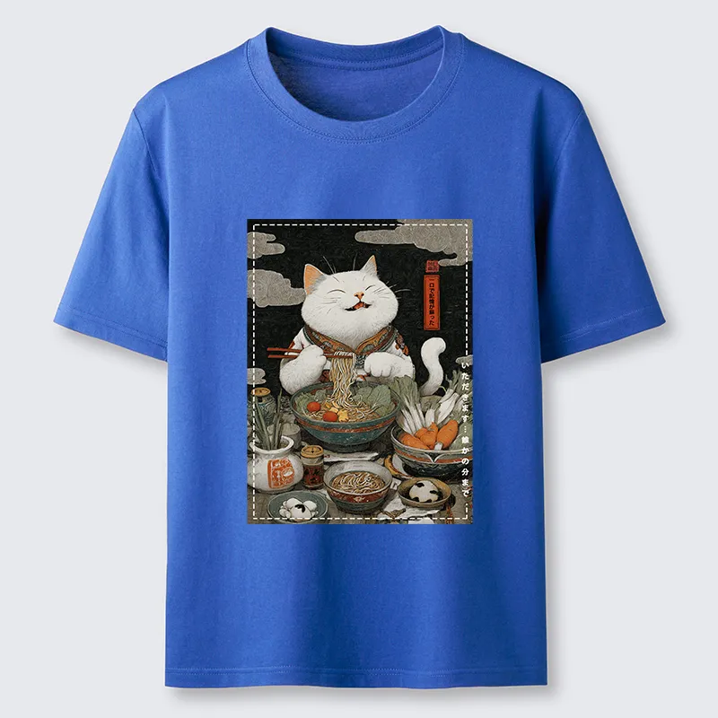 Tokyo-Tiger The Ramen-Loving Cat Classic T-Shirt