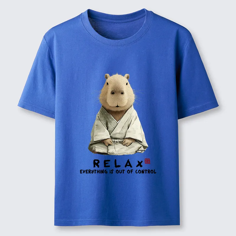 Tokyo-Tiger Zen Capybara：Relax, it's all chaos Classic T-Shirt