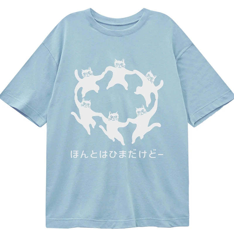 Tokyo-Tiger Leisure Cats Japanese Classic T-Shirt