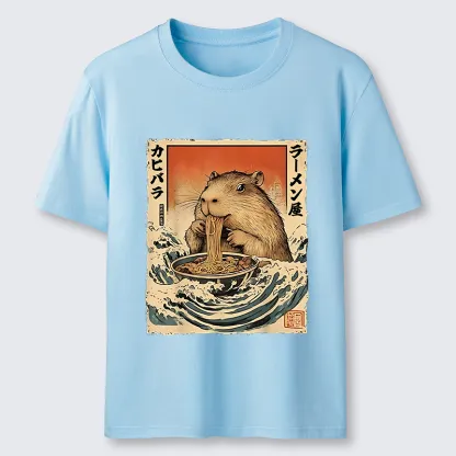 Tokyo-Tiger Hamster Eating Ramen Classic T-Shirt