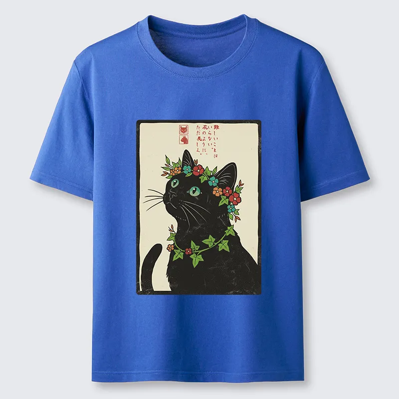 Tokyo-Tiger The Flower-Crowned Cat Classic T-Shirt