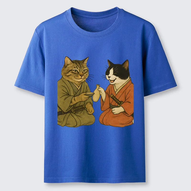 Tokyo-Tiger Cat Tasting Sake Classic T-Shirt