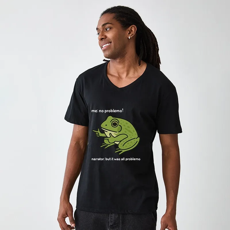Tokyo-Tiger Stupid Frog Meme V-Neck Classic T-Shirt