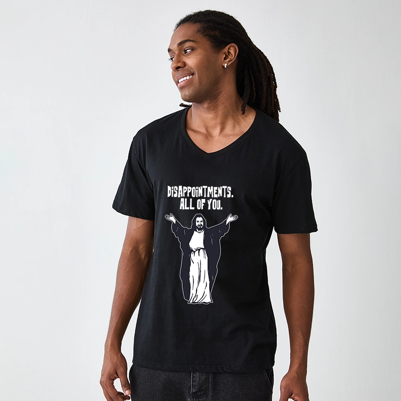 Tokyo-Tiger God Gives Disappointment V-Neck Classic T-Shirt