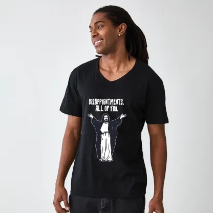 Tokyo-Tiger God Gives Disappointment V-Neck Classic T-Shirt