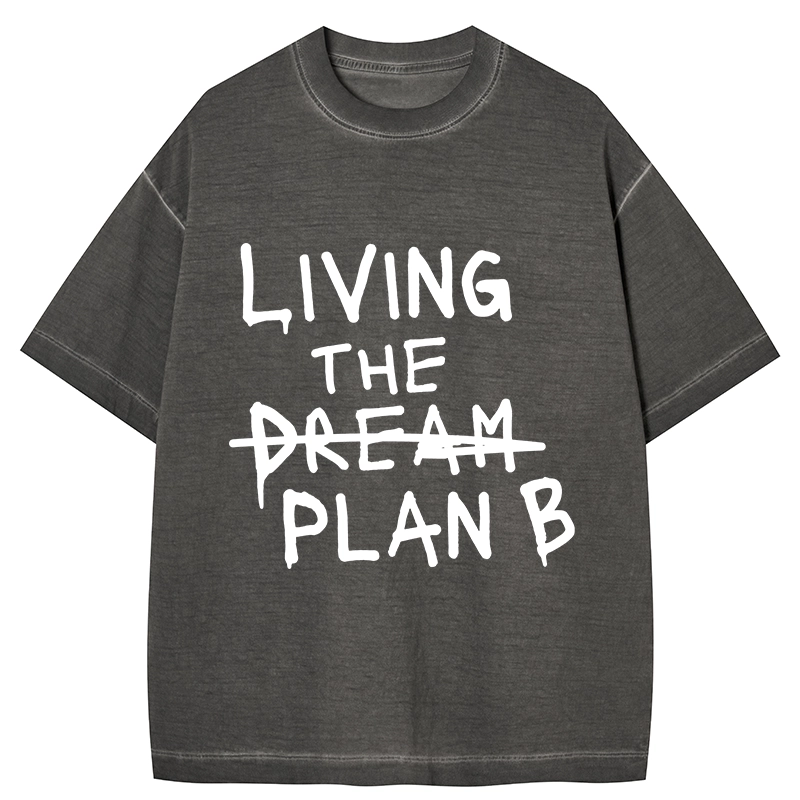 Tokyo-Tiger Implement Plan B Gradient Washed T-Shirt