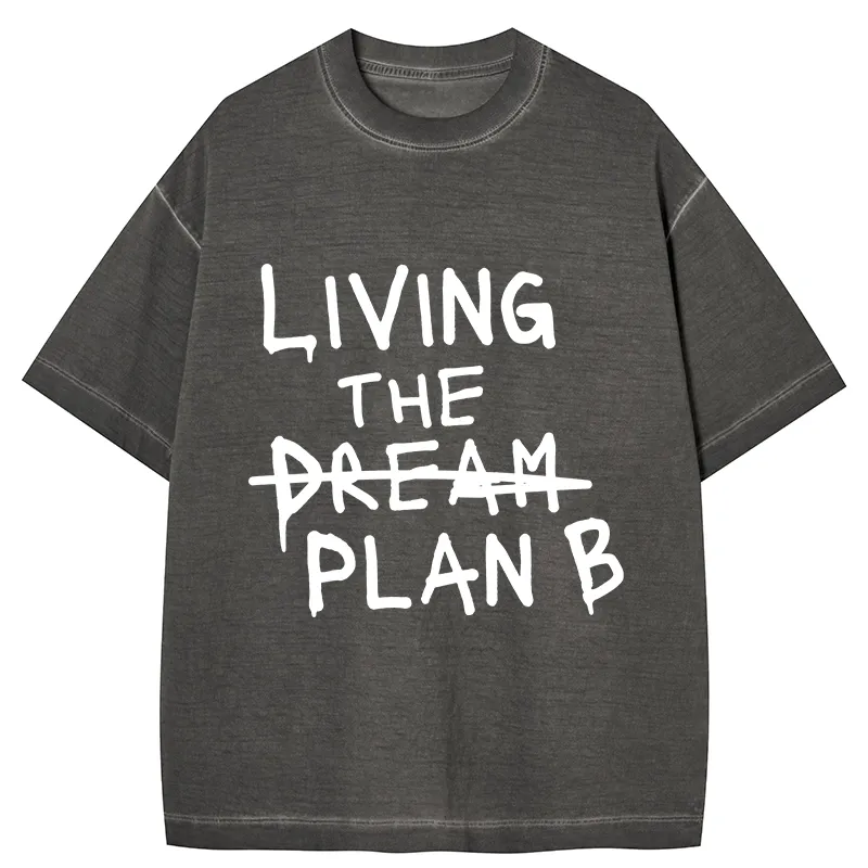 Tokyo-Tiger Implement Plan B Gradient Washed T-Shirt