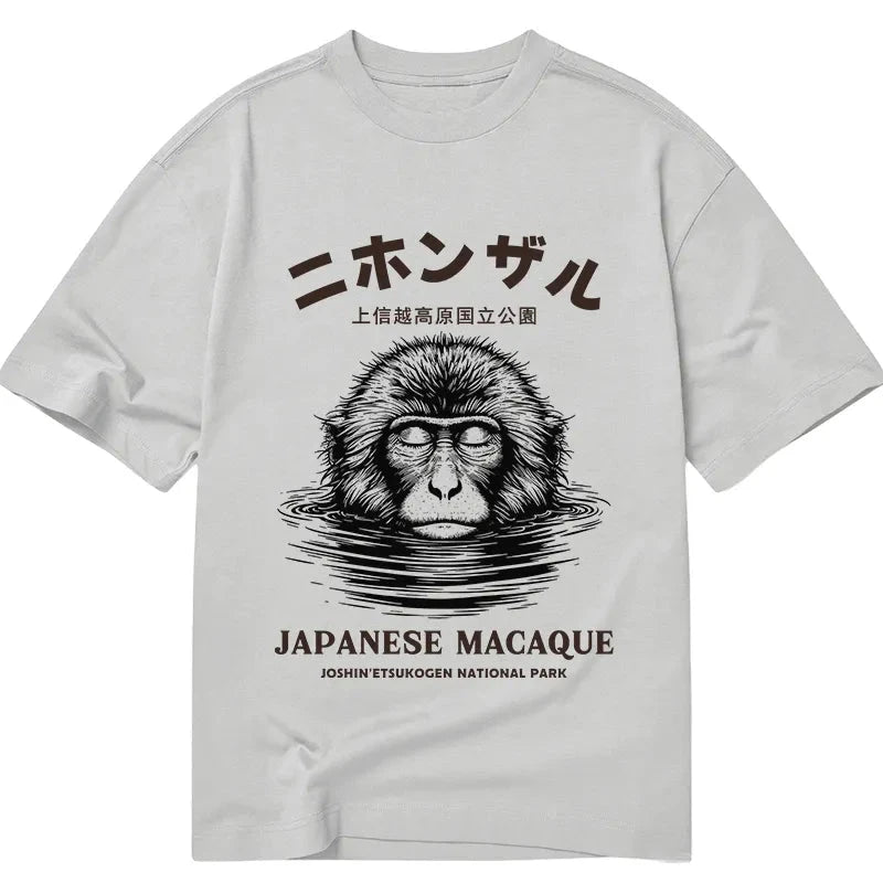 Tokyo-Tiger The Macaque Monkey In The Bath Japanese Classic T-Shirt