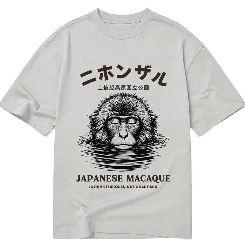Tokyo-Tiger The Macaque Monkey In The Bath Japanese Classic T-Shirt
