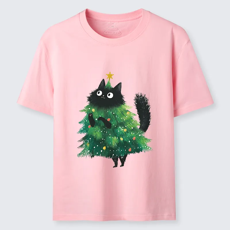 Tokyo-Tiger Christmas Tree Cat Japan Classic T-Shirt