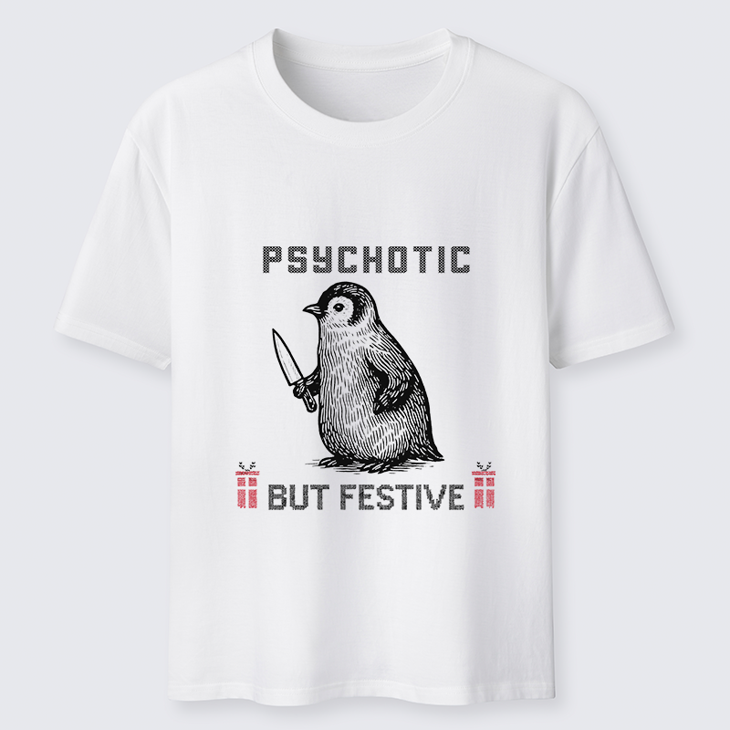 Tokyo-Tiger Overstimulated but Festive Christmas Classic T-Shirt