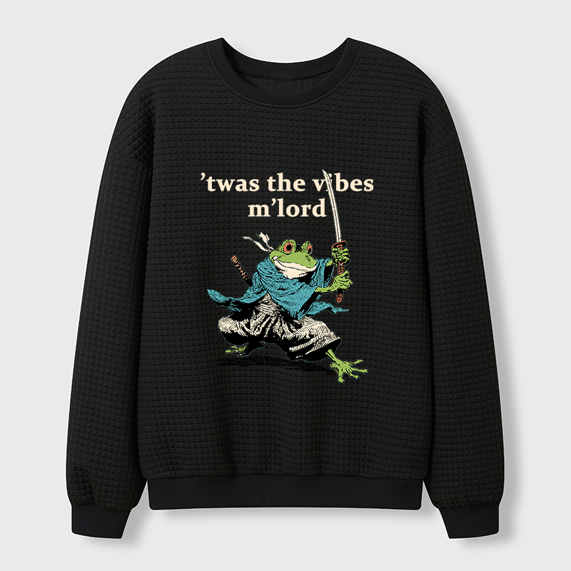 Tokyo-Tiger The Frog Samurai Waffle Sweatshirt