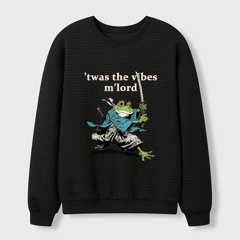 Tokyo-Tiger The Frog Samurai Waffle Sweatshirt