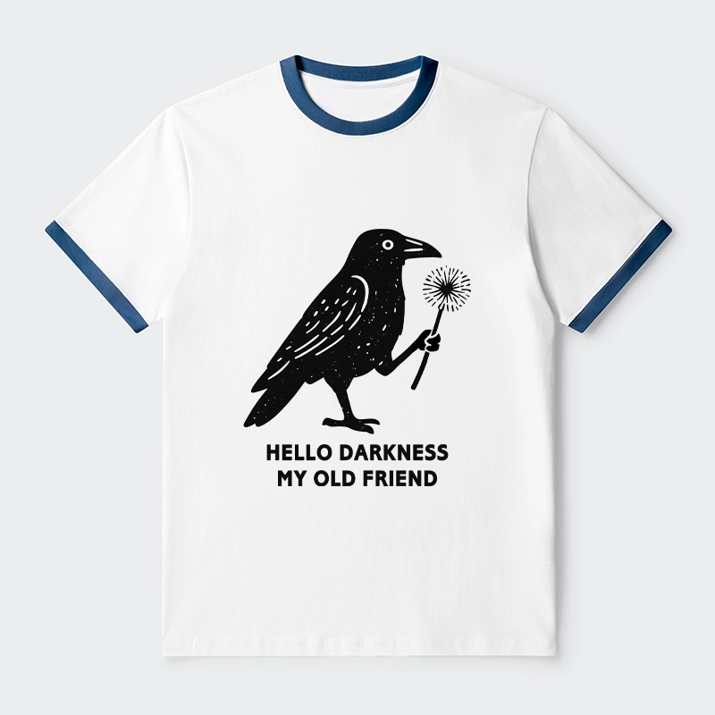 [Copy]Tokyo-Tiger Which One Should I Wear Today Contrast Trim T-Shirt