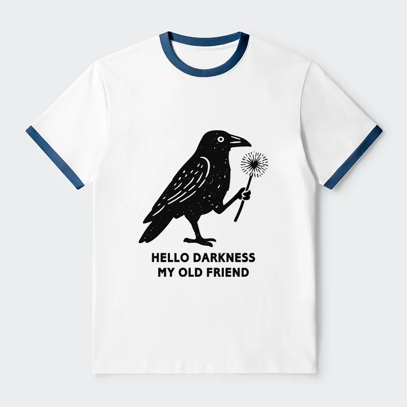 [Copy]Tokyo-Tiger Which One Should I Wear Today Contrast Trim T-Shirt